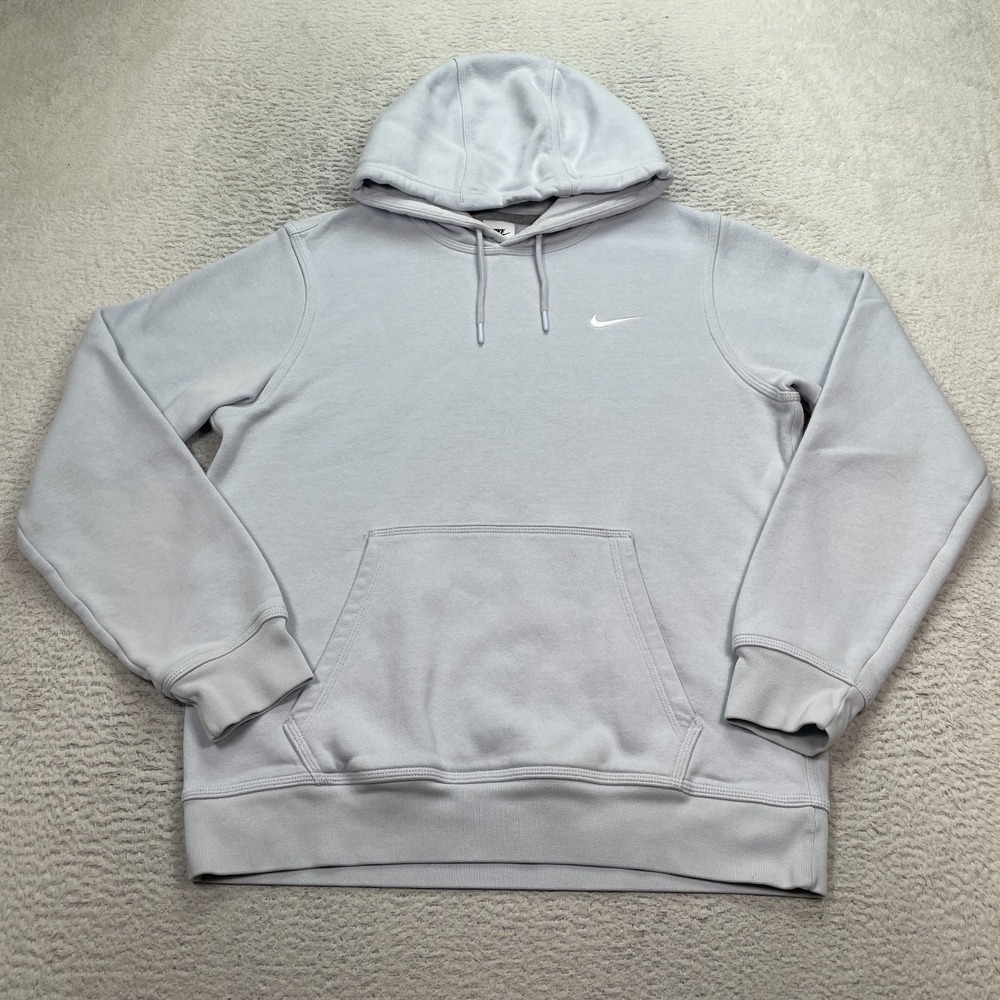 Nike Hoodie Essentials Pullover Men's Size Medium Blue Sweater